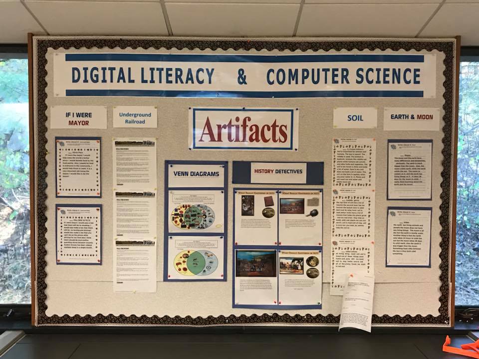 Picture of Digital Literacy and Computer Science Bulletin Board