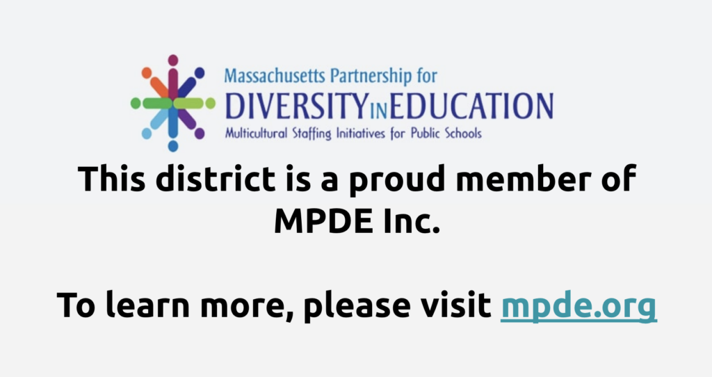 Hingham Public Schools is a proud member of the Massachusetts Partnership for Diversity in Education.